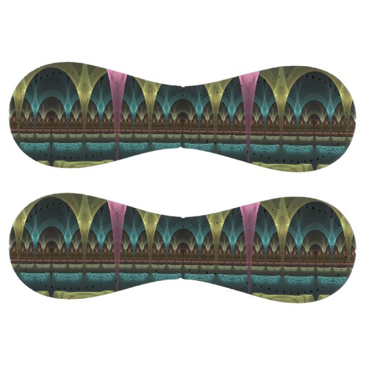 特殊ファンタジーパターン抽象芸術フラクカラフルトル ソフトボール (パネル)