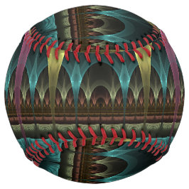 特殊ファンタジーパターン抽象芸術フラクカラフルトル ソフトボール