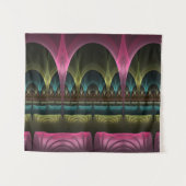 特殊ファンタジーパターン抽象芸術フラクカラフルトル タペストリー (正面(横))