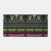 特殊ファンタジーパターン抽象芸術フラクカラフルトル デスクマット (正面)