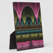 特殊ファンタジーパターン抽象芸術フラクカラフルトル フォトプラーク (側面)