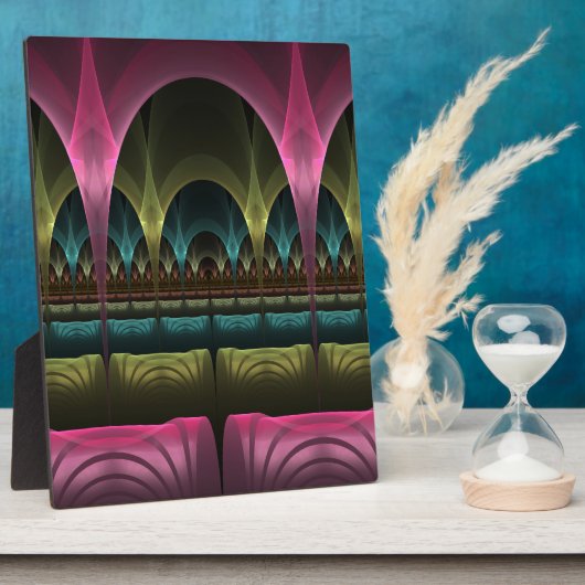 特殊ファンタジーパターン抽象芸術フラクカラフルトル フォトプラーク (側面)