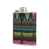 特殊ファンタジーパターン抽象芸術フラクカラフルトル フラスク (左)