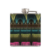 特殊ファンタジーパターン抽象芸術フラクカラフルトル フラスク (裏面)