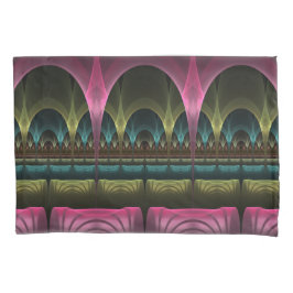 特殊ファンタジーパターン抽象芸術フラクカラフルトル 枕カバー