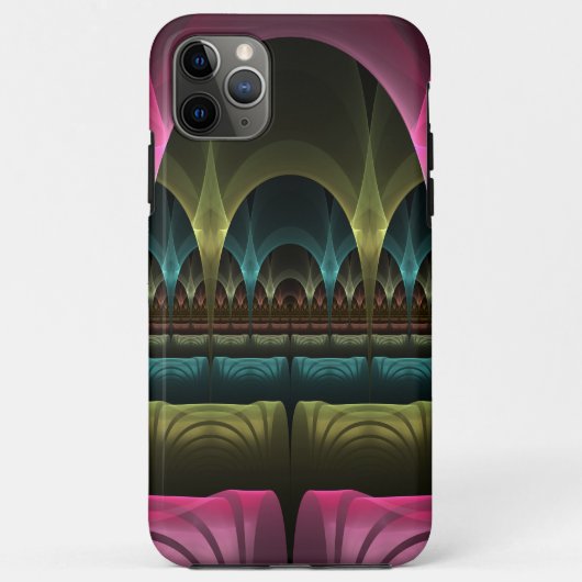 特殊ファンタジーパターン抽象芸術フラクカラフルトル Case-Mate iPhoneケース (裏面)