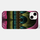 特殊ファンタジーパターン抽象芸術フラクカラフルトル Case-Mate iPhoneケース (裏面 (横))
