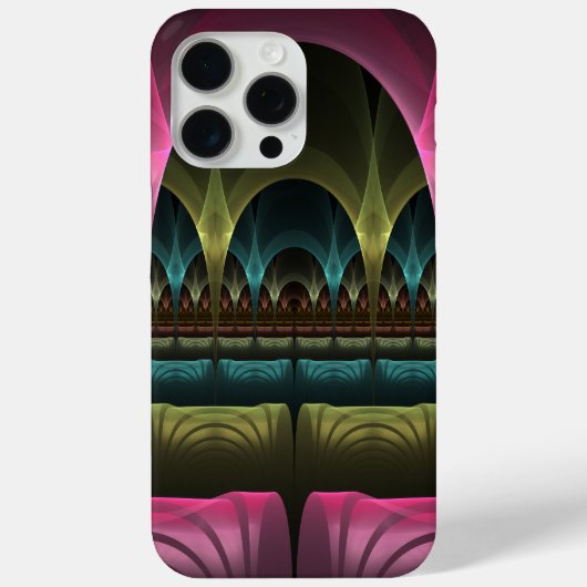 特殊ファンタジーパターン抽象芸術フラクカラフルトル Case-Mate iPhoneケース (裏面)