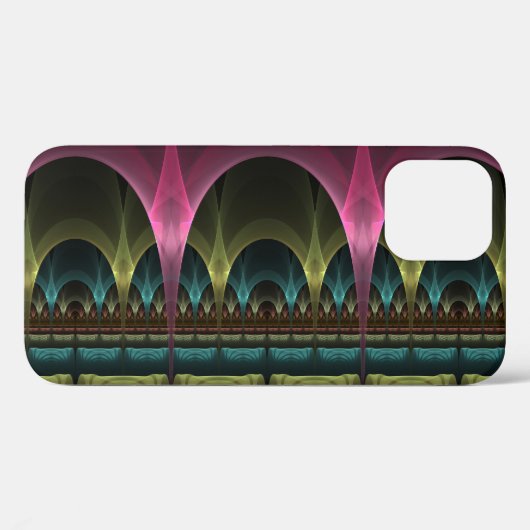 特殊ファンタジーパターン抽象芸術フラクカラフルトル Case-Mate iPhoneケース (裏面 (横))