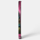 特殊ファンタジーパターン抽象芸術フラクカラフルトル SAMSUNG GALAXYケース (左側面)