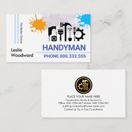 特殊フレーム用手押しツール 名刺 (正面/裏面)