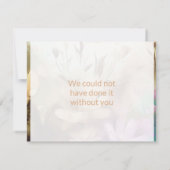 特殊フローラサンキューカード ノートカード (裏面)