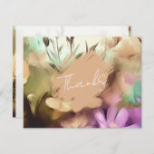 特殊フローラサンキューカード ノートカード (正面/裏面)