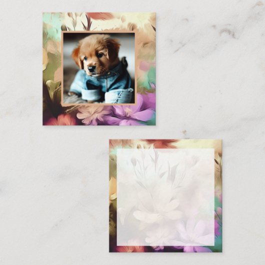 特殊フローラフォトノートカード ノートカード (正面/裏面)