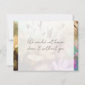 特殊フローラ写真サンキューカード ノートカード (裏面)