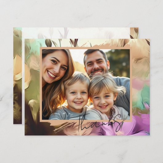 特殊フローラ写真サンキューカード ノートカード (正面/裏面)