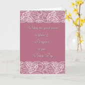 特殊ブライダルレース カード (黄色い花)