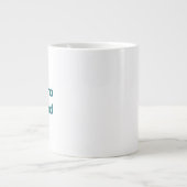 特殊マグカップを巻き上げる時間 ジャンボコーヒーマグカップ (正面)