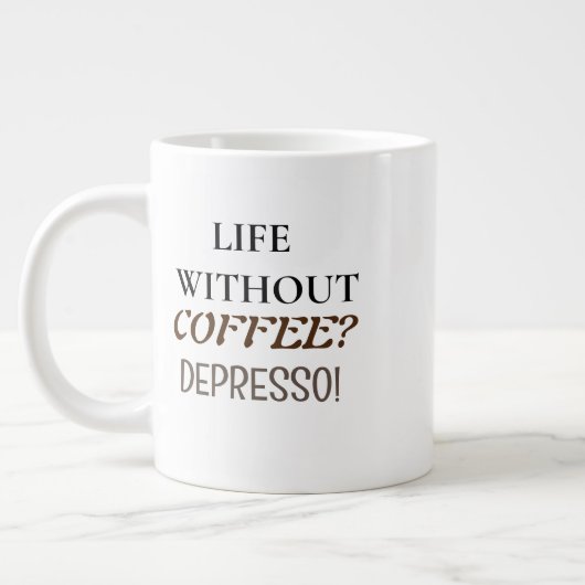 特殊マグカップ ジャンボコーヒーマグカップ (左)