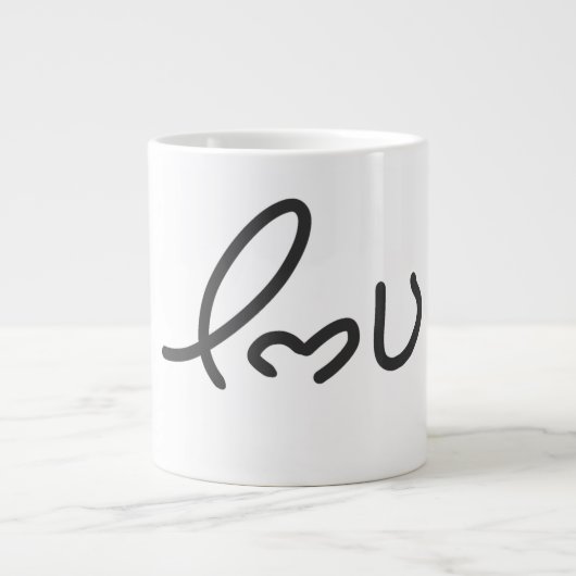 特殊マグカップ ジャンボコーヒーマグカップ (正面)