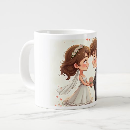 特殊マグカップ ジャンボコーヒーマグカップ (正面左)