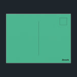 特殊メッセージ用ミントグリーン光沢はがき ポストカード<br><div class="desc">共有このミント緑の光沢はがきで特別なメッセージ。その新鮮で心地よい色と滑らかな仕上げはあなたの言葉を美しく強調し、すべてのノートを思感じいやりがありユニークます。友人や家族への挨拶、招待状、心のこもったメッセージに最適。</div>