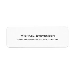 特殊ユニーク判読ホワイト差出人住所ラベル ラベル