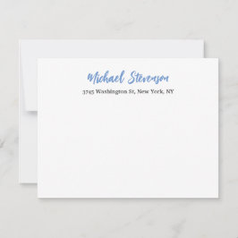 特殊ユニーク青クラシカル白 出欠カード