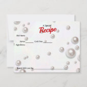 特殊レシピパールカード 出欠カード (正面)