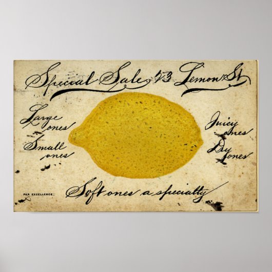 特殊レモン–1897 ポスター (正面)