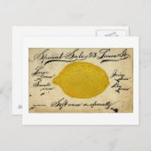 特殊レモン–1897 ポストカード (正面/裏面)