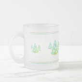 特殊会社デザインクリスマスマグ フロストグラスマグカップ (左)