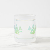 特殊会社デザインクリスマスマグ フロストグラスマグカップ (中央)