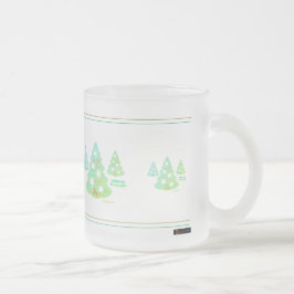 特殊会社デザインクリスマスマグ フロストグラスマグカップ