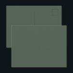 特殊伝言用アッシュウッドモス光沢はがき ポストカード<br><div class="desc">このアッシュウッドモス光沢ハガキで思いやりのあるメッセージを送信自然し、洗練さお洒落れた仕上げと混ぜモダン合わせる。ミュートされた緑のグレーのトーンは、落ち着いた自然な美意識を提供し、個人的なメモ、発表、またはブランドメッセージに最適。その光沢のある表面は、洗練された明瞭さであなたのデザインまたは文字を高める。静カスタマイズかなエレガンスとプロフェッショナルの魅力で自分のスタイルを反映するハガキを作成する。</div>