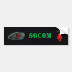 特殊作戦部隊socomのバンパーステッカー バンパーステッカー