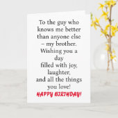 特殊兄弟用誕生日 カード (黄色い花)