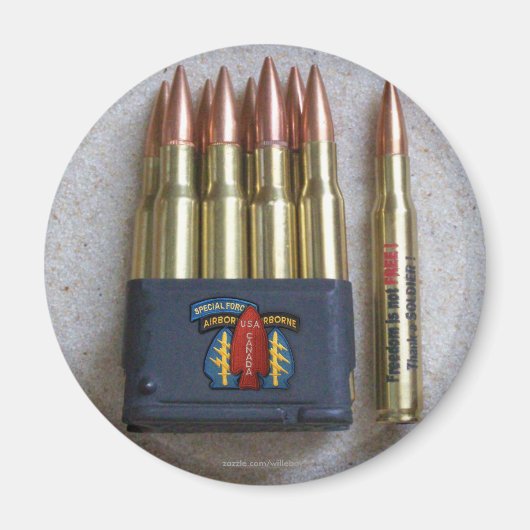 特殊力グリーンベレー退役軍人vets magnet マグネット (正面)