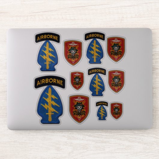 特殊力MACVSOG SOGグリーンベレーツコンター シール (コンピューター)