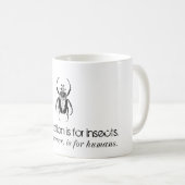 特殊化は昆虫のマグのためです コーヒーマグカップ (正面右)