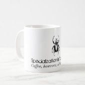 特殊化は昆虫のマグのためです コーヒーマグカップ (正面左)