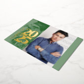 特殊卒業フォイル招待状イーグル追加フォト 箔招待状 (回転した状態)