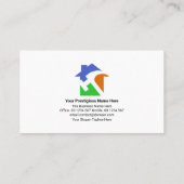 特殊建築ハンマー爪、 ネイルデザイン、ハンディマン 名刺 (裏面)