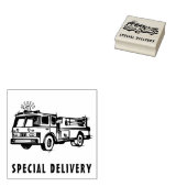 特殊引渡し消防車 ラバースタンプ (押印)