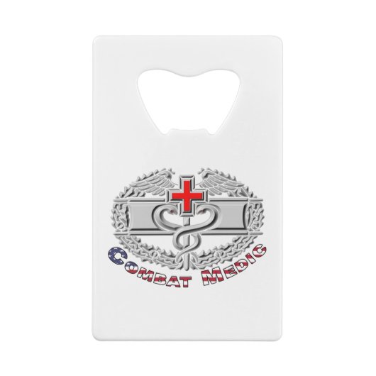 特殊戦闘メディックバッジデザイン クレジットカード栓抜き (裏面)