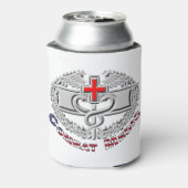 特殊戦闘メディックバッジデザイン 缶クーラー (缶裏面)