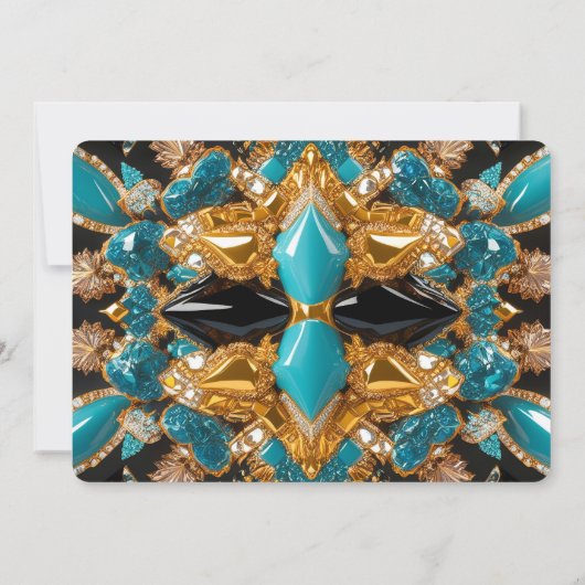 特殊招待状とバハマデザイン 招待状 (裏面)