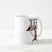 特殊教育の先生のおもしろいな忍者のコーヒー・マグ コーヒーマグカップ (正面右)