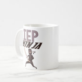 特殊教育の先生のおもしろいな忍者のコーヒー・マグ コーヒーマグカップ (正面左)