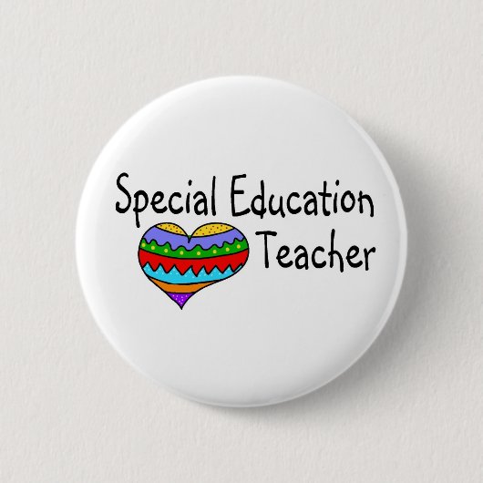 特殊教育の先生 缶バッジ (正面)